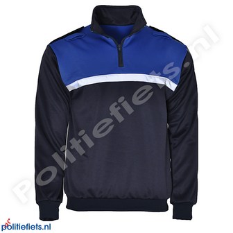 &quot;toezicht&quot; Zip sweater