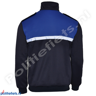 &quot;toezicht&quot; Zip sweater