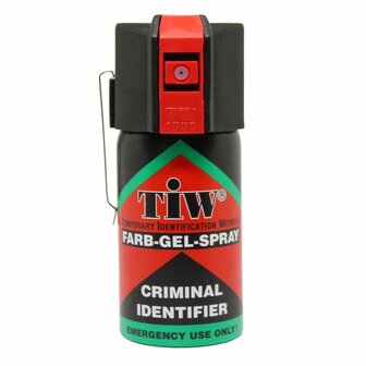 Zelfverdedigingsspray MET CLIP TIW - alternatief voor pepperspray. 