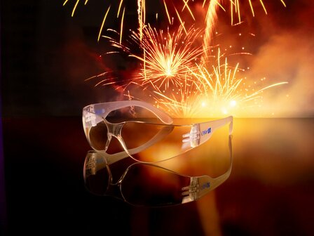 Veiligheidsbril kleurloos - anti-kras en kraswerend