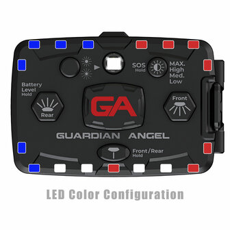 Guardian Angel Elite Rood blauw Flitser