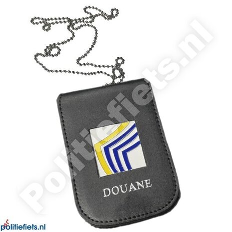 Legitimatiehouder met halsketting Douane België nieuw logo