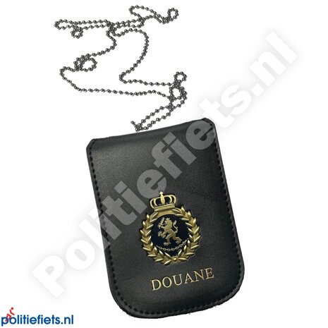 Legitimatiehouder met halsketting Douane nieuw logo