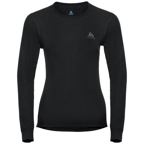 Odlo Thermo ondershirt lange mouw dames zwart Warm