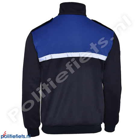 "toezicht" Zip sweater