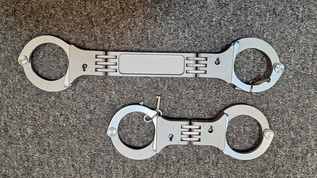 Hand- / transportboeien XXL Lips zilverkleurig