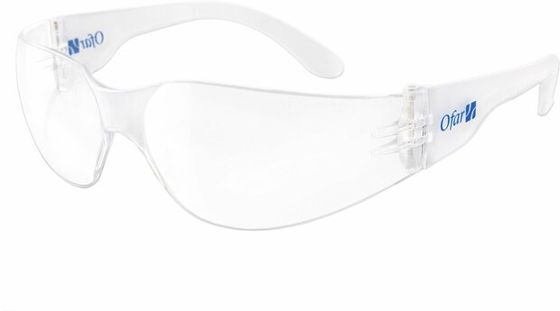Veiligheidsbril kleurloos - anti-kras en kraswerend