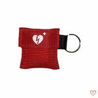 Kiss of Life Rood - beademingsmasker in sleutelhanger Kiss of Life Rood - beademingsmasker in sleutelhanger