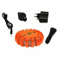 Escape Light oplaadbaar oranje Led, oranje buitenkant