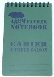 All-weather opschrijfboekje klein